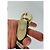Ceinture en cuir GG vintage Gucci grise Beige - vue 3