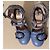 Décolleté Gucci in pelle blu 36 - vista 12