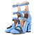 Décolleté Gucci in pelle blu 36 - vista 3
