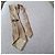 Hermès beige silk tie with chain pattern Brown - view 4