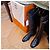 Botas Jumping de Cuero Negro Hermès - vista 9
