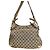 Borsa Gucci Hobo Monogram Marrone Beige