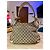 Borsa Gucci Hobo Monogram Marrone Beige - vista 10