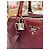Borsa Prada in pelle bordeaux Bordò - vista 5