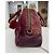 Borsa Prada in pelle bordeaux Bordò - vista 6