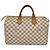 Bolsa Louis Vuitton Speedy 35 em lona Damier Azur Fora de branco