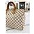 Bolsa Louis Vuitton Speedy 35 em lona Damier Azur Fora de branco - vista 5