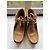 Scarpe basse in suede Louis Vuitton Damier Marrone Beige Cammello - vista 4
