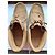 Scarpe basse in suede Louis Vuitton Damier Marrone Beige Cammello - vista 7
