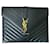 Sac à bandoulière Cassandra V-Stitch en chaîne Yves Saint Laurent Noir  - vue 1