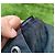 Prada black nylon backpack adorned with blue and white details - view 8