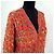 Suéter cropped oversize Kenzo Paris, suéter arcoíris de los 80 Multicolor Naranja - vista 4