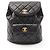 Timeless Chanel Matelassé Lammleder Rucksack Schwarz
