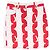 Louis Vuitton Monogram Cotton Skirt Pink White Red