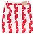 Louis Vuitton Monogram Cotton Skirt Pink White Red - view 2