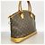Borsa a mano orizzontale Lockit Monogram Louis Vuitton Marrone - vista 2