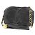 Borsa a spalla in pelle nera Chanel Nero