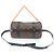 Borsa a Spalla Mini Polochon Monogram Solar Ray di Louis Vuitton Marrone Arancione Monogramma - vista 3