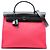 Hermès Borsa Herbag Zip 31 in Tela Rosa