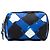 Pouch Airlines in nylon stampato blu Chanel