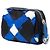 Pouch Airlines in nylon stampato blu Chanel - vista 2
