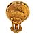 Orecchini rotondi a clip in oro placcato Chanel 31 Rue Cambon D'oro - vista 3