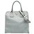Borsa shopping Prada in Saffiano Lux blu Blu chiaro