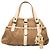 Céline Celine Braune Canvas Boogie Tasche mit Quaste