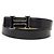 Cintura reversibile Constance H in vitello nero e Courchevel di Hermès Caramello