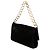Bolso de hombro de terciopelo negro acolchado CC de Chanel - vista 2