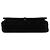 Bolso de hombro de terciopelo negro acolchado CC de Chanel - vista 3