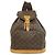 Zaino Montsouris GM Louis Vuitton Marrone