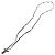 Collana in pelle doppia con lama Vulcan Cross di Chrome Hearts - vista 2