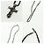 Collana in pelle doppia con lama Vulcan Cross di Chrome Hearts - vista 3