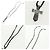 Collana in pelle doppia con lama Vulcan Cross di Chrome Hearts - vista 4
