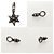 Otras joyas de hombre Charm Stack Star Chrome Hearts - vista 3