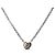 Collana con charm a forma di cuore Chrome Hearts e catena a rotolo