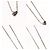 Collana con charm a forma di cuore Chrome Hearts e catena a rotolo - vista 3