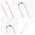 Collana con charm a forma di cuore Chrome Hearts e catena a rotolo - vista 4