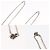 Collana con charm a forma di cuore Chrome Hearts e catena a rotolo - vista 6