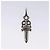Collana Top Pendente Doppia Daga Chrome Hearts - vista 2