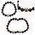 Bracciale in perle Chrome Hearts CH Plus Cross Ball Granato 0,4 in - vista 4