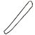 Collana in catena di carta Chrome Hearts - vista 2