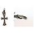 Collana con Pendente Baby Fat Double Diamond Chrome Hearts - vue 3