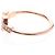 Tiffany & Co Anel T-wire Tiffany com diamante em ouro rosa - vista 2