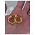 Orecchini Christian Dior CD oro Gold hardware - vista 2