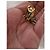 Orecchini Christian Dior CD oro Gold hardware - vista 6