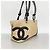 Chanel Cambon Tote Tasche Schwarz Beige - Ansicht 2