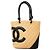 Chanel Cambon Tote Bag Schwarz Beige