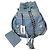 Borsa a secchiello Motocross Pompon in pelle di Balenciaga Blu